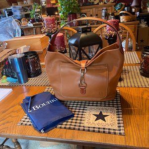 Dooney & Bourke Pebble Grain Logo Lock Bag